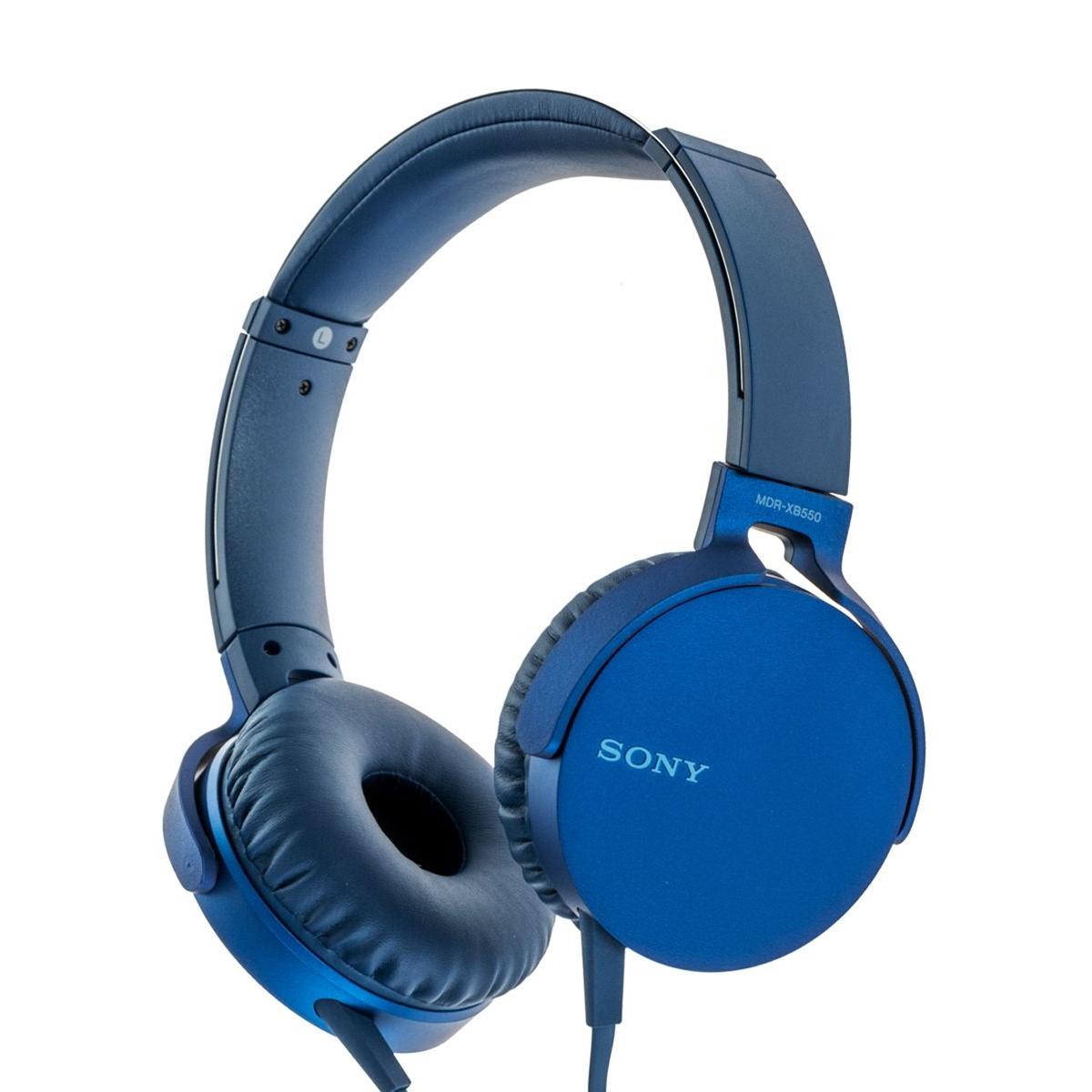 Sony Наушники XB550AP EXTRA BASS, синие (20)