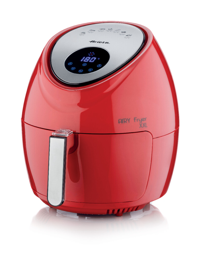 Аэрофритюрница Ariete 4618/01 Airy Fryer XXL объем 5,5л, 1800 Вт, LCD дисплей, красный