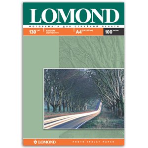 0102004 Lomond Бумага А4 (матовая) 130г/м2 (100 л) 2-х сторонняя (14/616)