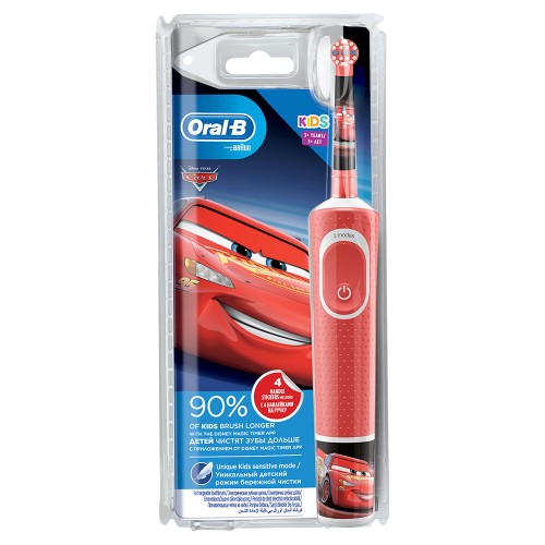 Электрическая зубная щетка ORAL-B Vitality Kids D100.413.2K Cars в блистере