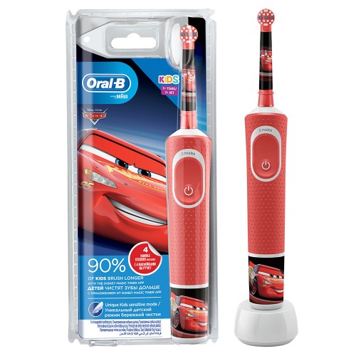 Электрическая зубная щетка ORAL-B Vitality Kids D100.413.2K Cars в блистере