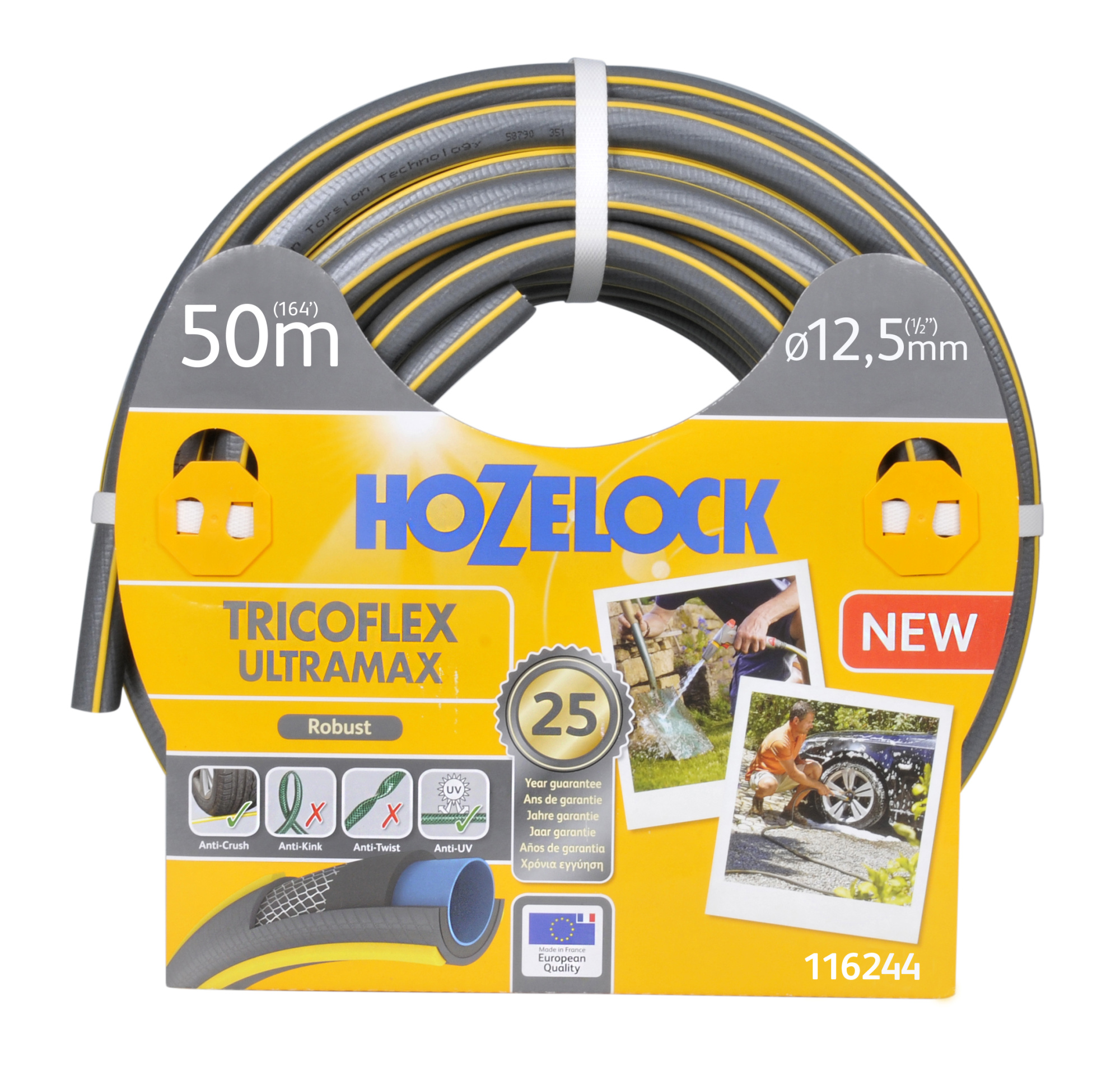 116244 HoZelock ШЛАНГ HoZelock 116244 TRICOFLEX ULTRAмAX  12,5 мм 50 м (42)